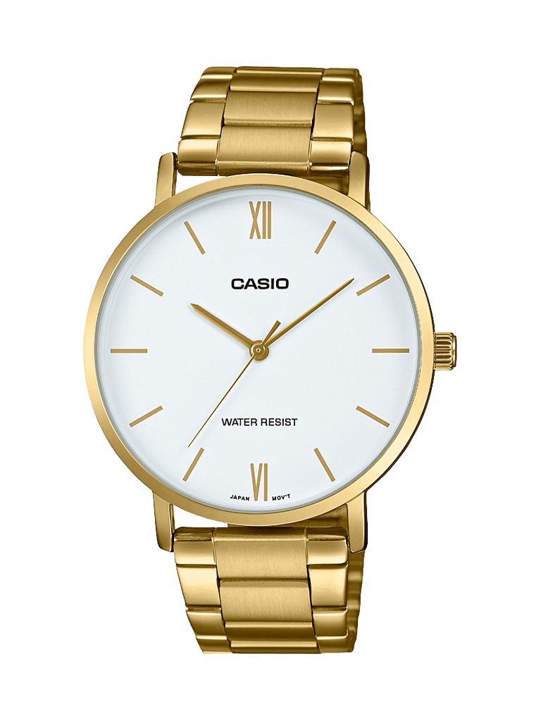 Casio Gold Tone watch MTPVT01G-7B - Main Image
