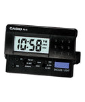 Casio Black and Silver Digital Alarm Clock - PQ10