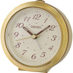 Seiko Gold/White Bedside Alarm Clock - QHE187-G