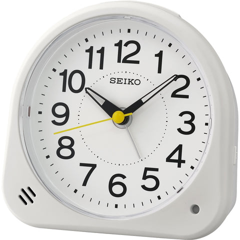 Seiko Bedside Alarm Clock Auto Constant Light - QHE188-W