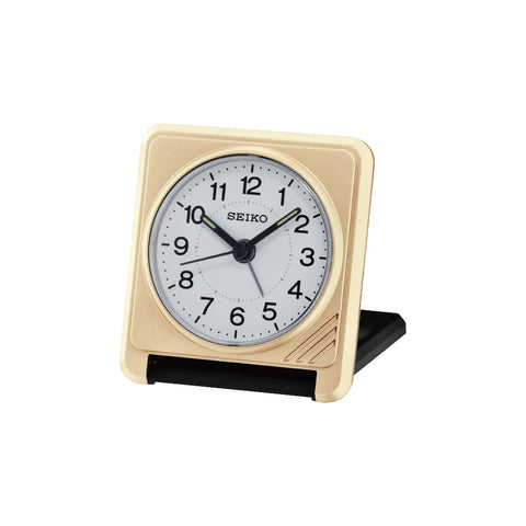 Seiko Gold Bedside Alarm Clock - QHT015-G