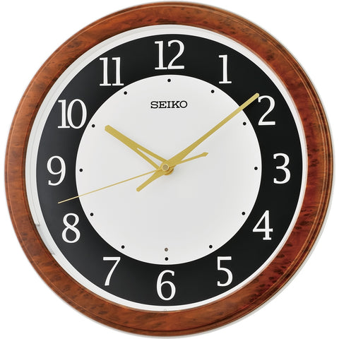 Seiko Wall Clock QXA788-Z with Auto Light