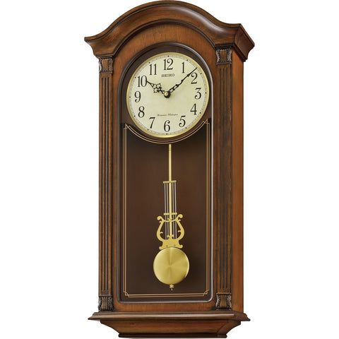 Seiko Pendulum Chiming Wall Clock QXH066-B