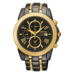 Seiko Mens Black/Gold Le Grand Sport Watch - SSC218P