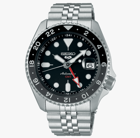 Seiko Mens Blue/Silver 5 Sport Watch - SSK001K