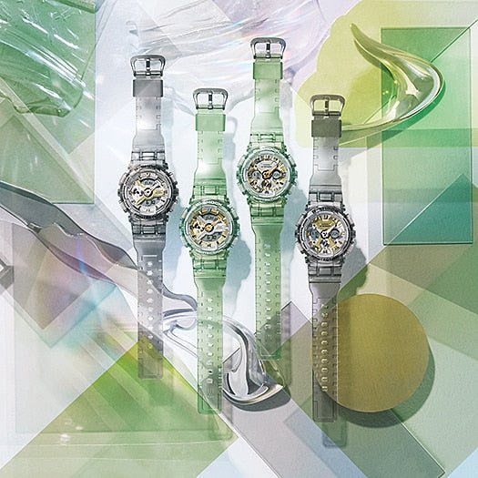 G-Shock Women's Clear Grey Digi-AnaWatch - GMA-S120GS-8A
