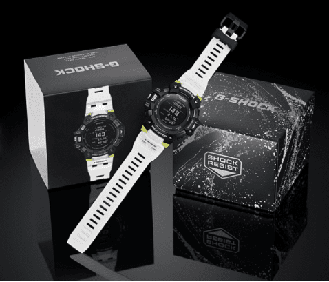 G shock Heart Rate Monitor White Watch - GBD-H1000-1A7