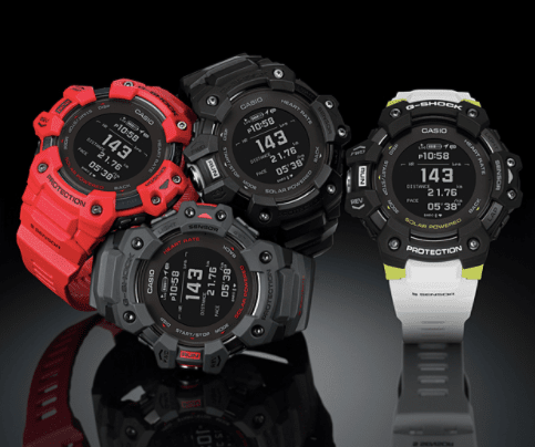 G shock Heart Rate Monitor White Watch - GBD-H1000-1A7