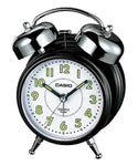 Casio Black Bedside Bell Alarm Clock - TQ362-1B