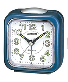 Casio Blue/Black/White Bedside Alarm Clock - TQ142