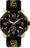 Timex UFC Icon Chrono Gold Black Watch TW2V58500
