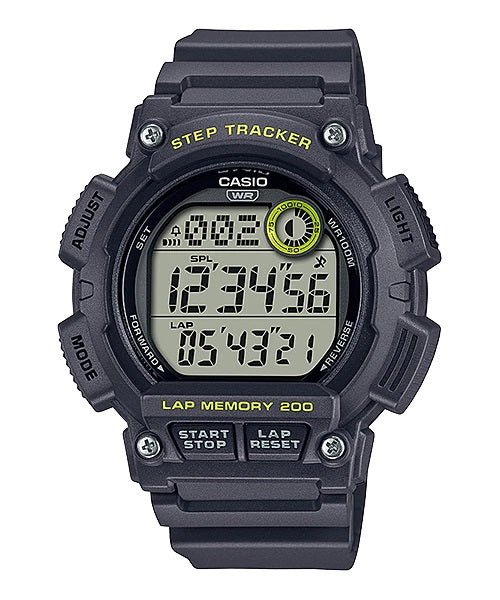 Casio Green/Black Step tracker Digital Watch - WS-2100H-8AV