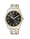 Citizen Mens Two-Tone With Black Dial Watch - AU1044-58E