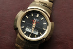 G Shock Due Gold Metal With Black Dial Watch - AWM500GD-9A