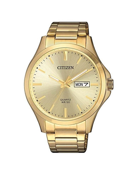 Citizen Mens Champagne Dial With Gold Plated Watch - BF2003-84P