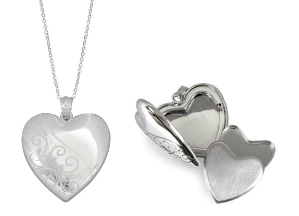 Stg Silver Cremation Urn Locket