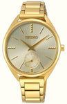 Seiko Ladies Gold Tone Watch - SRKZ50P1