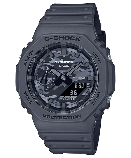 G Shock Black Ionic Octagonal Watch - GA-2100CA-8A