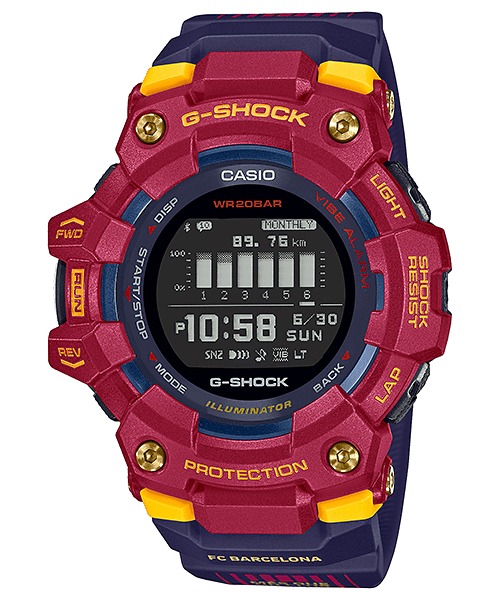 G Shock Barcelona G Glide (GBD-100 Series) Watch - GBD-100BAR-4