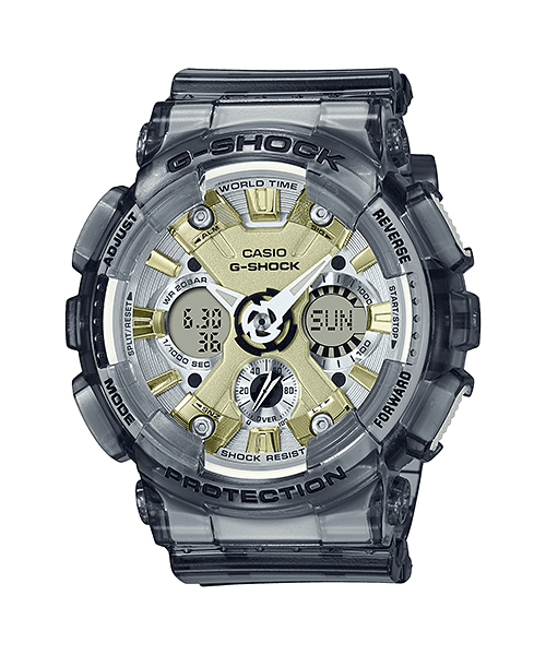 G-Shock Women's Clear Grey Digi-AnaWatch - GMA-S120GS-8A